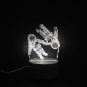 Astronauts Acrylic Lamp