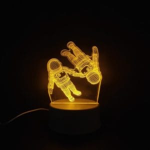 Astronauts Acrylic Lamp