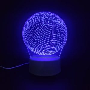 Basketball Acrylic Lamp