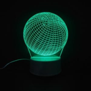 Basketball Acrylic Lamp