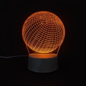 Basketball Acrylic Lamp