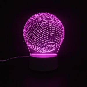 Basketball Acrylic Lamp