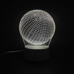 Basketball Acrylic Lamp