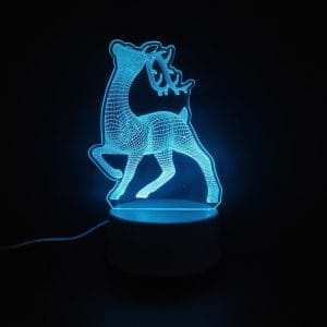 Deer Acrylic Lamp