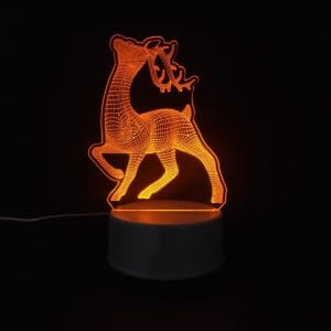 Deer Acrylic Lamp