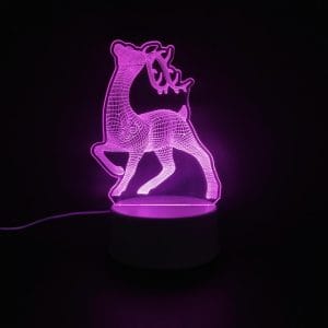 Deer Acrylic Lamp
