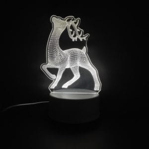Deer Acrylic Lamp