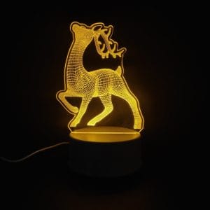 Deer Acrylic Lamp