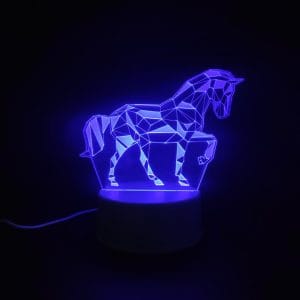 Horse Acrylic Lamp