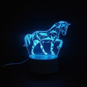 Horse Acrylic Lamp