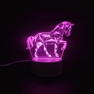 Horse Acrylic Lamp
