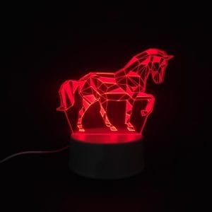Horse Acrylic Lamp