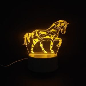 Horse Acrylic Lamp