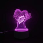 I Love You Acrylic Lamp