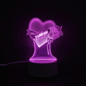 I Love You Acrylic Lamp