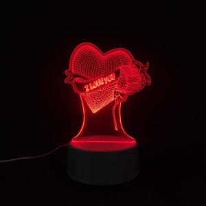 I Love You Acrylic Lamp