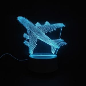Airplane Acrylic Lamp