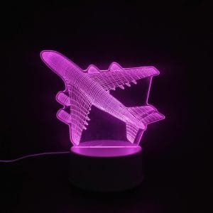 Airplane Acrylic Lamp