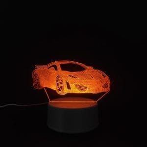 Sports Car Acrylic Lamp