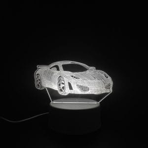 Sports Car Acrylic Lamp