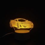 Sports Car Acrylic Lamp