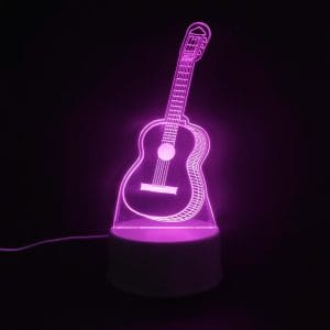 Guitar Acrylic Lamp
