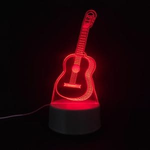 Guitar Acrylic Lamp