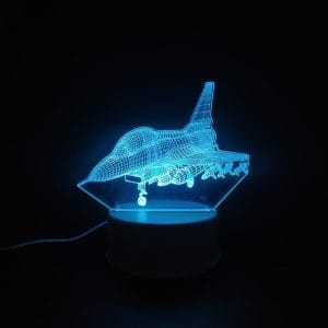 Fighter Jet Acrylic Lamp