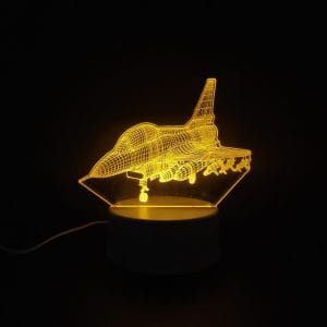 Fighter Jet Acrylic Lamp