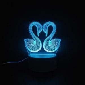 Swan Acrylic Lamp