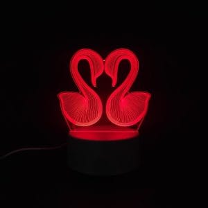 Swan Acrylic Lamp