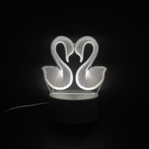 Swan Acrylic Lamp