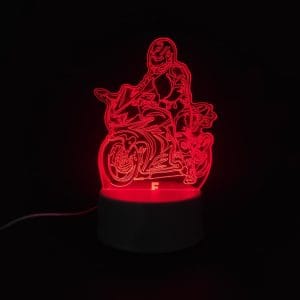 Sports Bike Acrylic Lamp