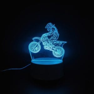 Dirt Bike Acrylic Lamp