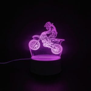 Dirt Bike Acrylic Lamp