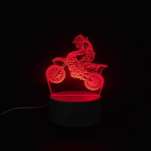 Dirt Bike Acrylic Lamp
