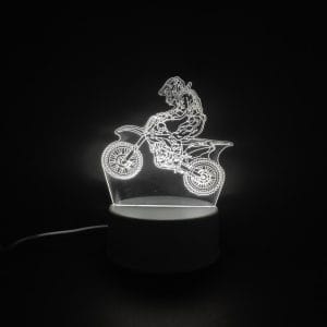 Dirt Bike Acrylic Lamp