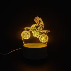Dirt Bike Acrylic Lamp