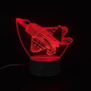 F35 Fighter Jet Acrylic Lamp