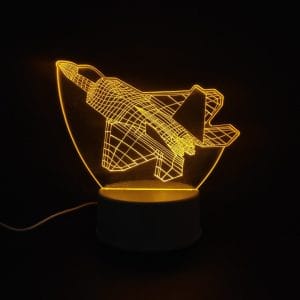 F35 Fighter Jet Acrylic Lamp