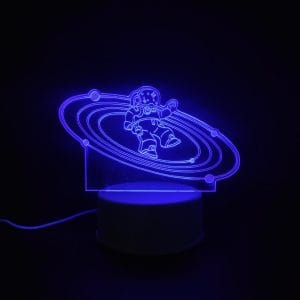 Astronaut in Space Acrylic Lamp