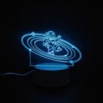 Astronaut in Space Acrylic Lamp