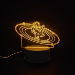 Astronaut in Space Acrylic Lamp