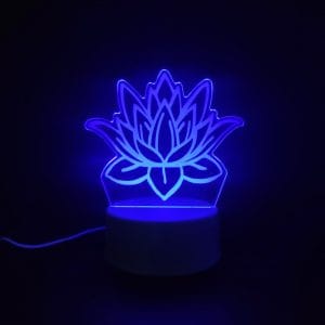 Lotus Acrylic Lamp