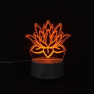 Lotus Acrylic Lamp