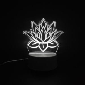 Lotus Acrylic Lamp