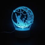 Cat On Moon Acrylic Lamp