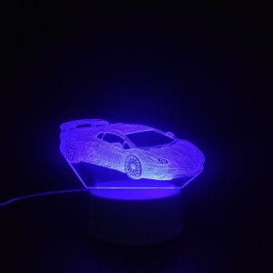 Sports Car Acrylic Lamp