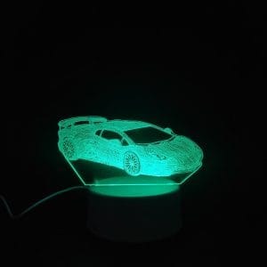 Sports Car Acrylic Lamp