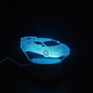 Sports Car Acrylic Lamp